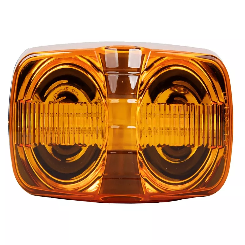 2 tums dubbel Bullseye Marker Clearance Trailer Light